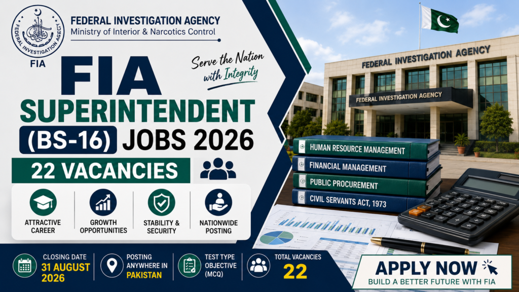 FIA Superintendent job