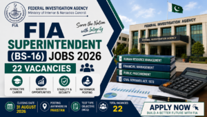 FIA Superintendent job