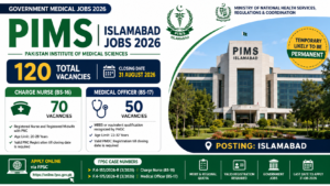 PIMS Islamabad Jobs 2026