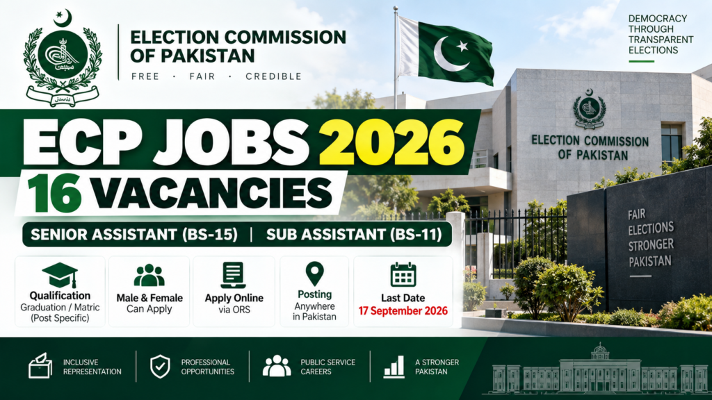 Election Commission of Pakistan Jobs 2026
