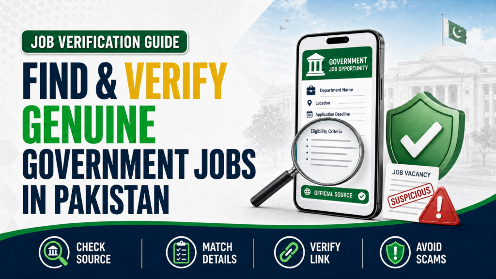 How to Find Genuine Government Jobs in Pakistan