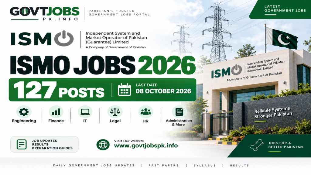 ISMO Jobs 2026