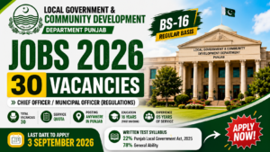 Local Government Department Jobs 2026