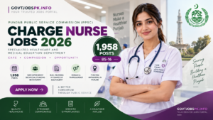 PPSC Charge Nurse Jobs 2026