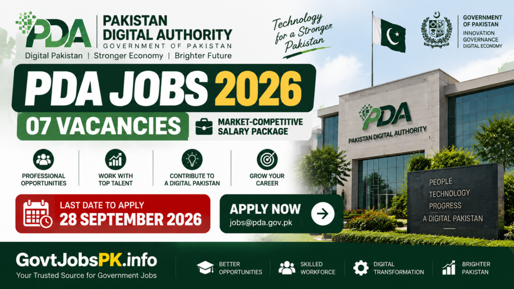 Pakistan Digital Authority Jobs 2026