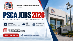 Punjab Safe Cities Authority Jobs 2026