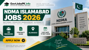 NDMA Islamabad Jobs 2026