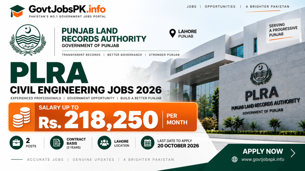 PLRA Civil Engineering Jobs 2026
