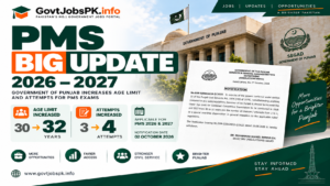 PMS Latest Update 2026–27