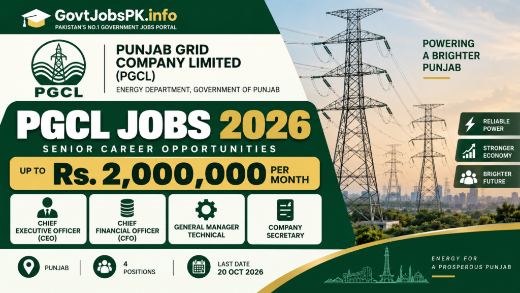 Punjab Grid Company Jobs 2026