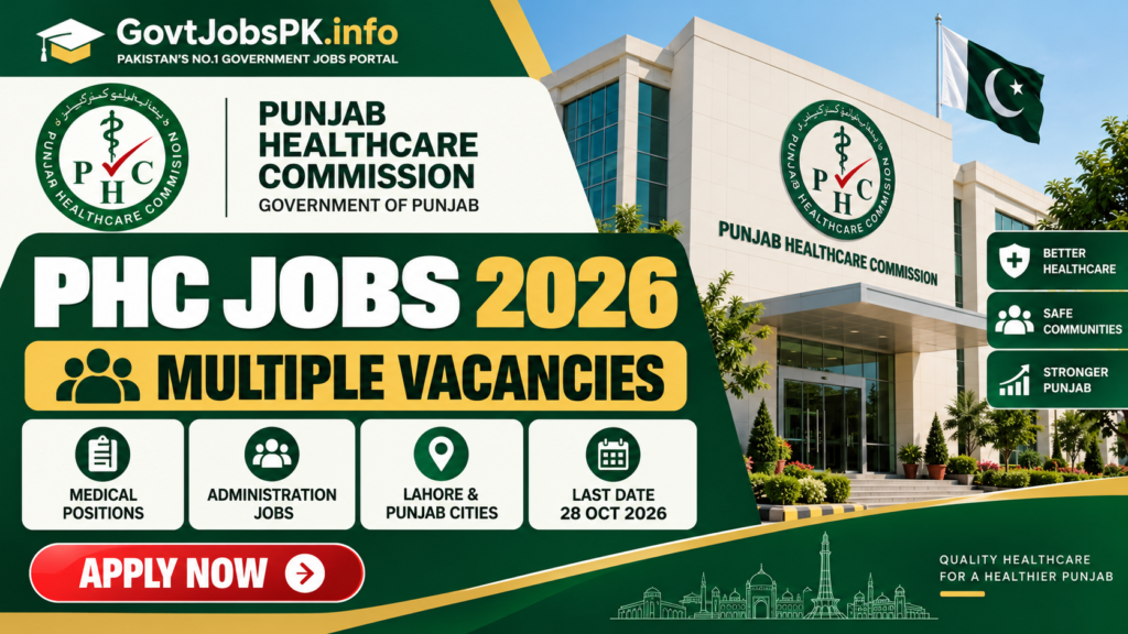 Punjab Healthcare Commission Jobs