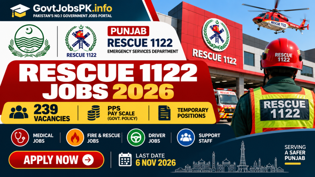Rescue 1122 Jobs 2026